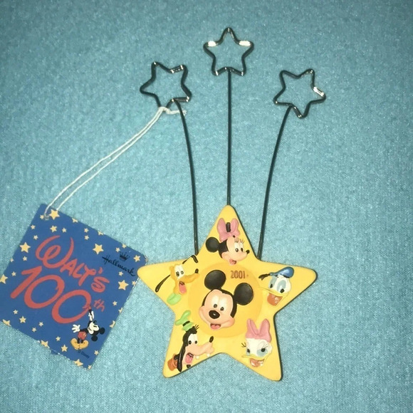 WALT DISNEY vintage photo holder 1928- 2001 original characters 100 anniversary - Picture 1 of 8